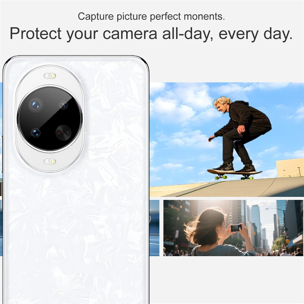 IMAK For Huawei nova 14 Pro 5G Camera Lens Protector Tempered Glass HD Clear Lens Film (Black Version)