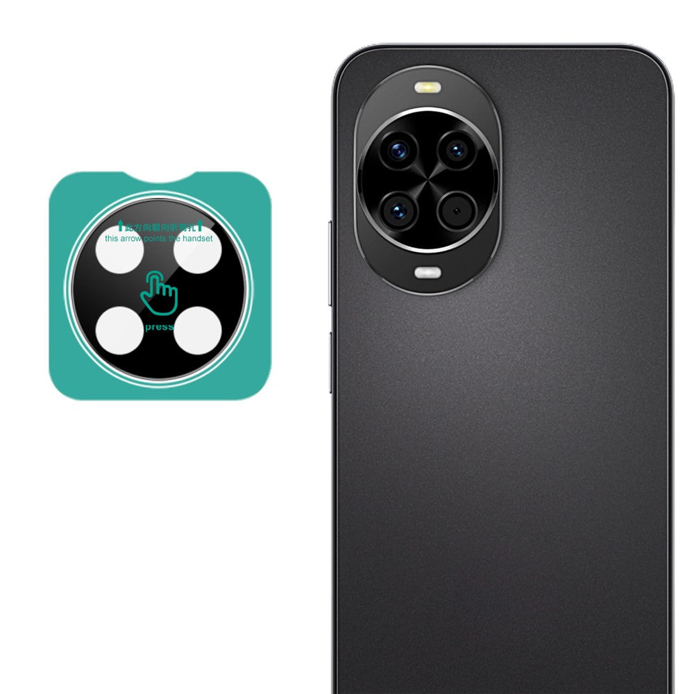 IMAK For Huawei nova 14 5G Tempered Glass Camera Lens Protector with Self Positioning Frame (Black Version)
