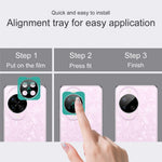 IMAK För Huawei Nova 14 Pro 5G Härdat Glas Kameralinsskydd med Självpositionerande Ram (Svart Version)