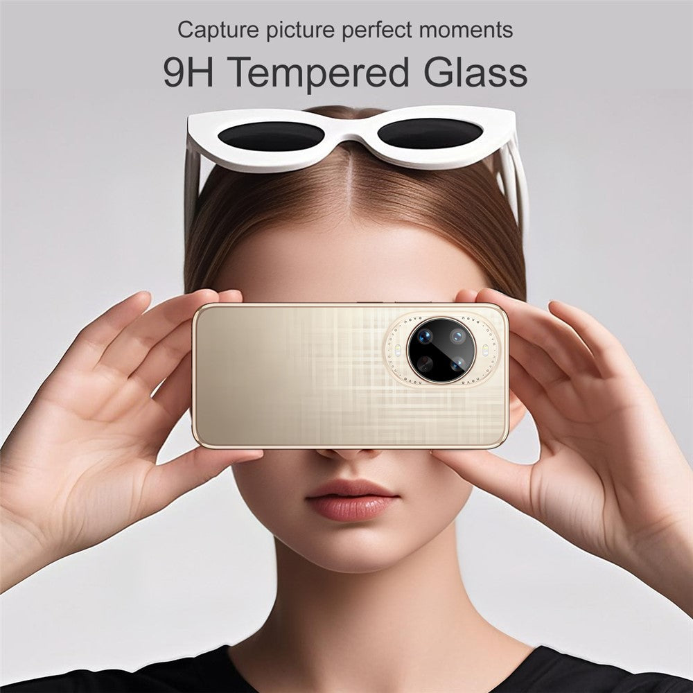 IMAK For Huawei nova 14 Ultra 5G Tempered Glass Camera Lens Protector with Self Positioning Frame (Black Version)
