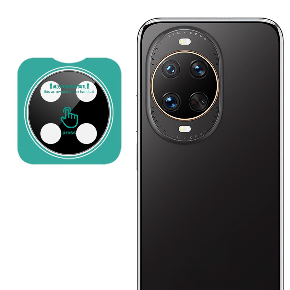 IMAK For Huawei nova 14 Ultra 5G Tempered Glass Camera Lens Protector with Self Positioning Frame (Black Version)