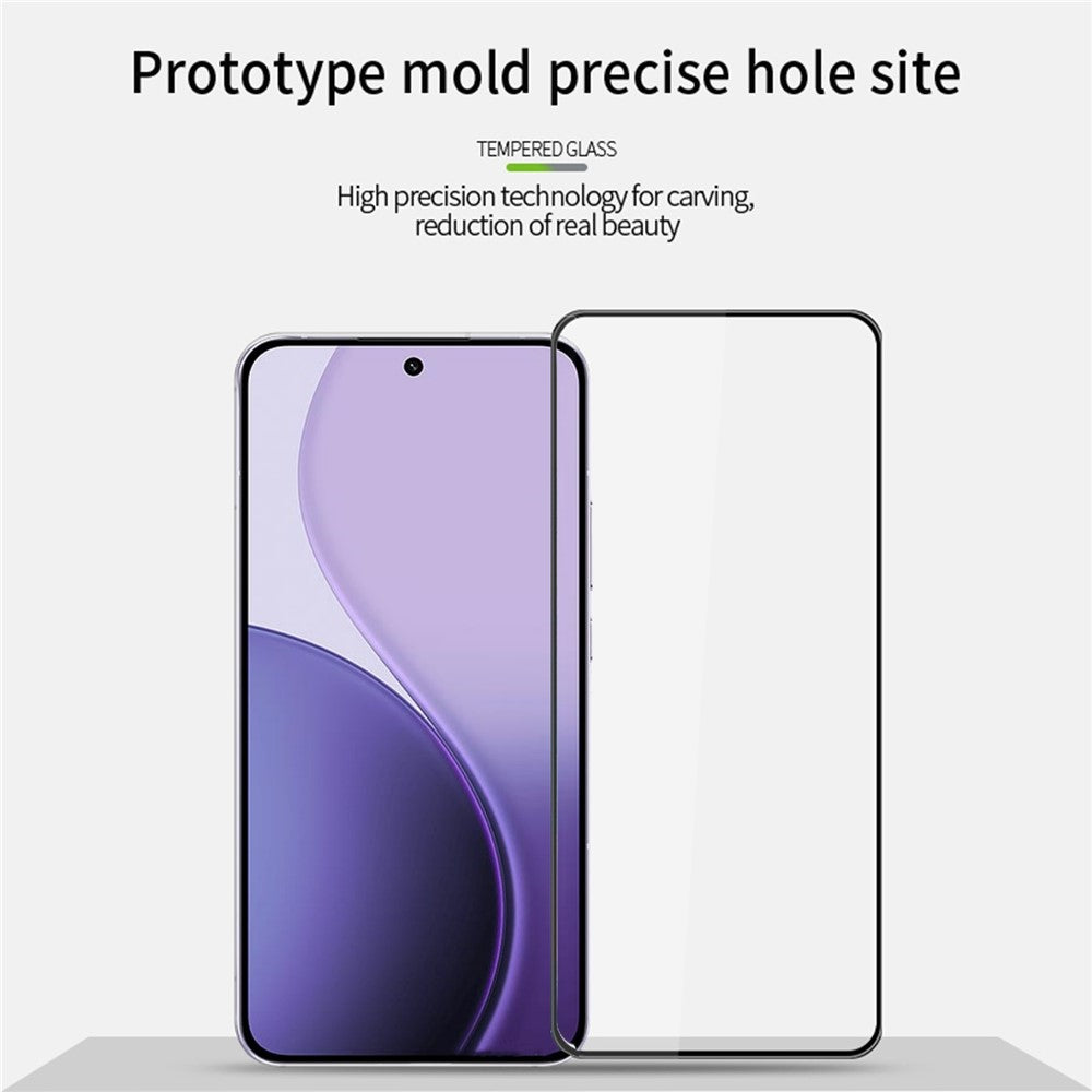 MOFI For Oppo Reno14 Pro 5G Screen Protector  9H 3D Curved Tempered Glass Film