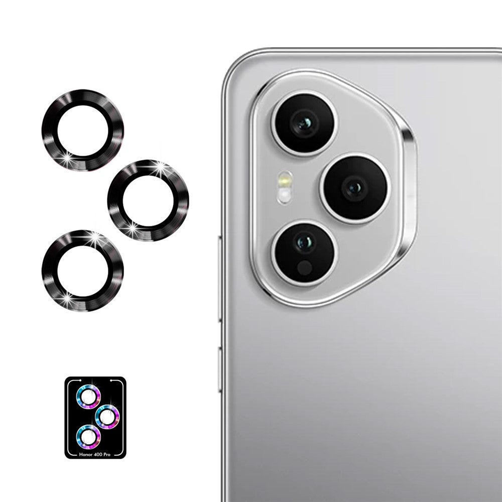 ENKAY HAT PRINCE For Honor 400 Pro 5G (Global) Camera Lens Protector  Metal Ring Lens Film