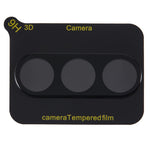 For Samsung Galaxy Z Fold7 5G Camera Lens Protector Tempered Glass Black Silk Printing HD Clear Lens Film