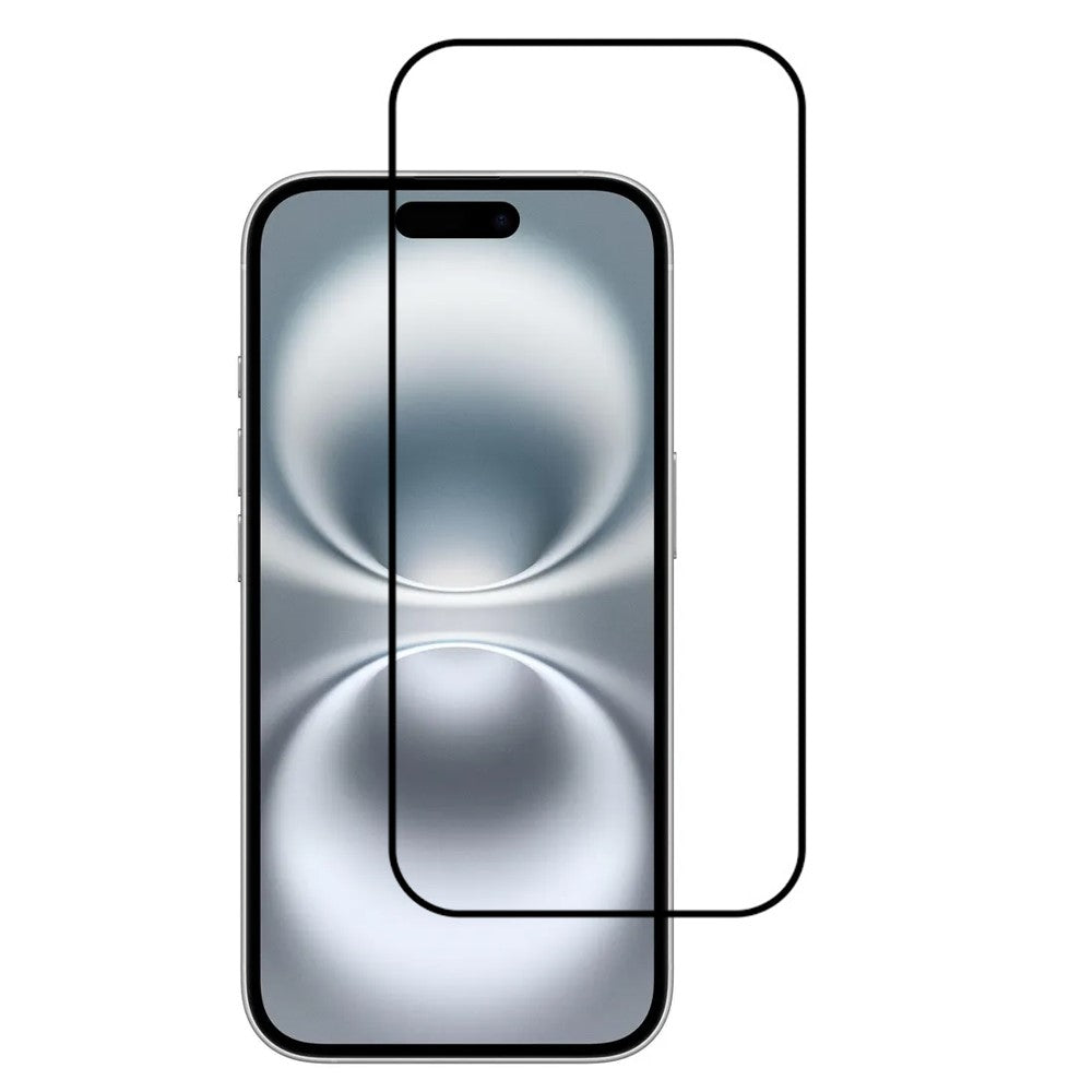Til iPhone 17 Anti-statisk Skærmbeskytter Høj Aluminium-Silicium Glas Fuld Lim Fuld Dækning Silketryk Film