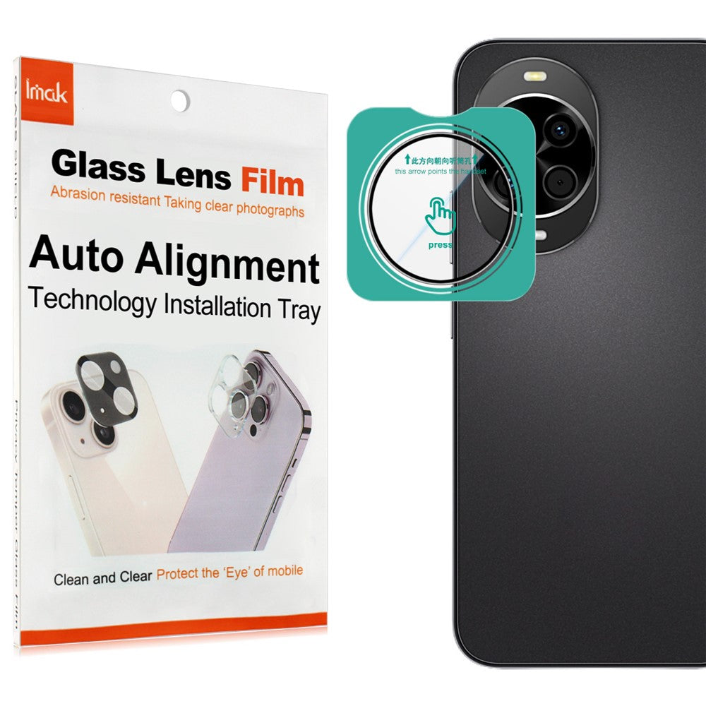 IMAK For Huawei nova 14 5G Camera Lens Protector Tempered Glass Lens Film with Self Positioning Frame