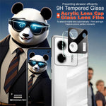 IMAK For Xiaomi Poco M7 Pro 5G Camera Lens Protector Tempered Glass HD Clear Lens Film (Black Version)
