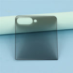 For Samsung Galaxy Z Flip7 5G Privacy Screen Protector Silk Printing High Aluminium-Silicon Glass Film (Outer Screen)