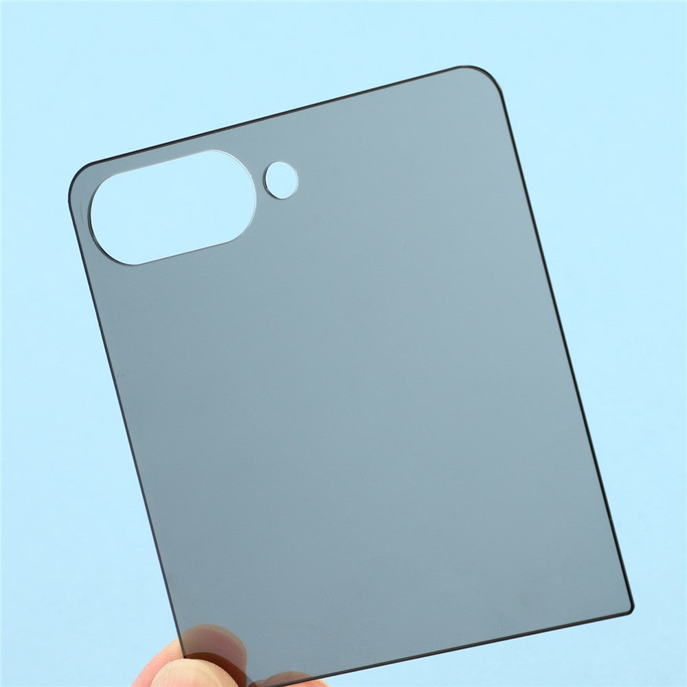 For Samsung Galaxy Z Flip7 5G Privacy Screen Protector Silk Printing High Aluminium-Silicon Glass Film (Outer Screen)