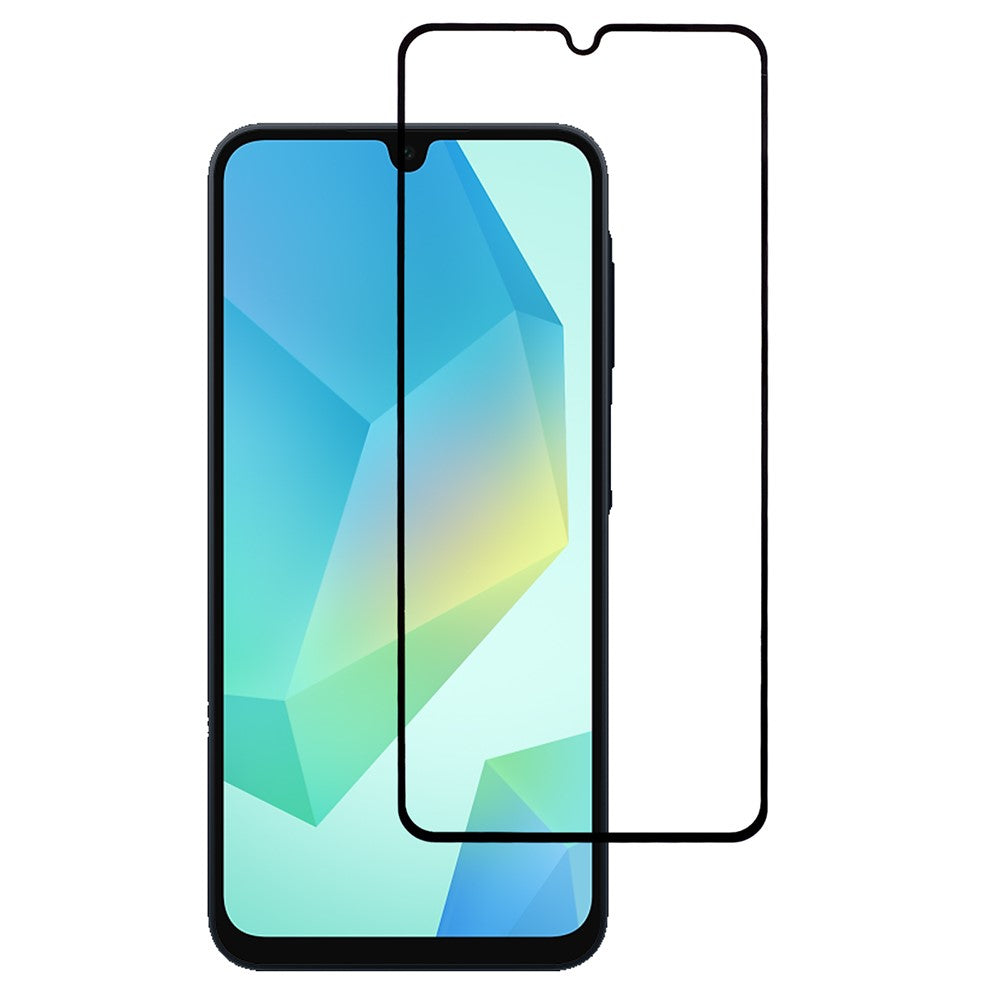 Samsung Galaxy A18 5G / A18 4G / A17 5G / A17 4G / A26 5G Skärmskydd Silk Print Helklistrad Härdad Glas Skärmfilm