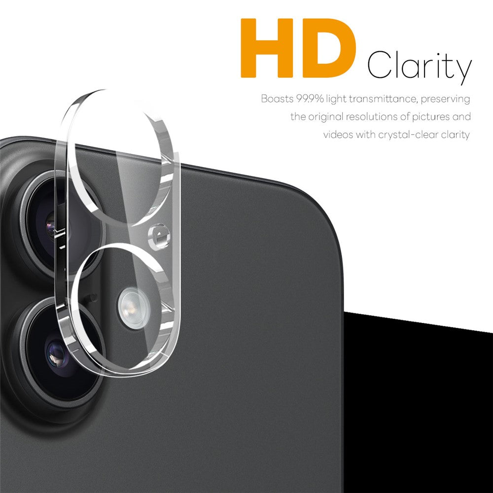 NORTHJO För iPhone 17 Kameralinsskydd Härdat Glas HD Klar 3D Heltäckande