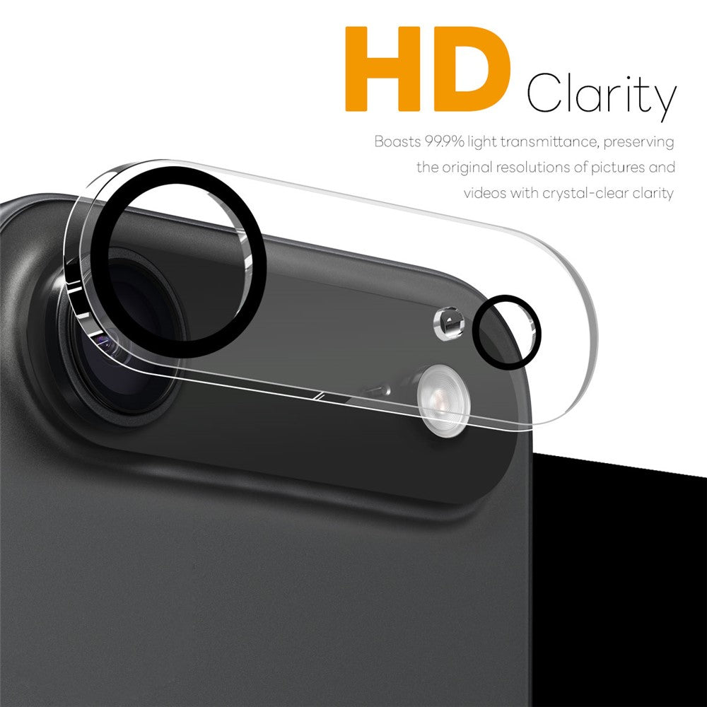 NORTHJO For iPhone Air Camera Lens Protector Black Circles 3D Full Coverage Clear Tempered Glass Lens Film