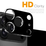 NORTHJO For iPhone 17 Pro Max Camera Lens Protector Black Silk Printing 3D Clear Tempered Glass Lens Film
