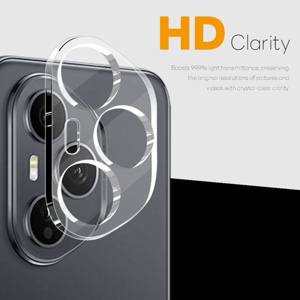 NORTHJO 2Pcs For Honor 400 Pro 5G (Global) Camera Lens Protector Tempered Glass Clear Lens Film 3D Full Coverage