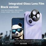 IMAK til Xiaomi Civi 5 Pro 5G, hærdet glaslinsefilm + akrylbeskyttelse (sort version)