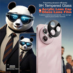 IMAK til Xiaomi Civi 5 Pro 5G, hærdet glaslinsefilm + akrylbeskyttelse (sort version)
