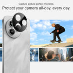 IMAK til Xiaomi Civi 5 Pro 5G, hærdet glaslinsefilm + akrylbeskyttelse (sort version)