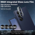 IMAK For Samsung Galaxy Z Fold8 Ultra / Z Fold7 5G Tempered Glass Camera Lens Protector Acrylic Lens Cap (Black Circle Design)