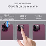 IMAK For Samsung Galaxy Z Fold8 Ultra / Z Fold7 5G Tempered Glass Camera Lens Protector Acrylic Lens Cap (Black Circle Design)