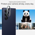 IMAK For Samsung Galaxy Z Fold8 Ultra / Z Fold7 5G Tempered Glass Camera Lens Protector Acrylic Lens Cap (Black Circle Design)