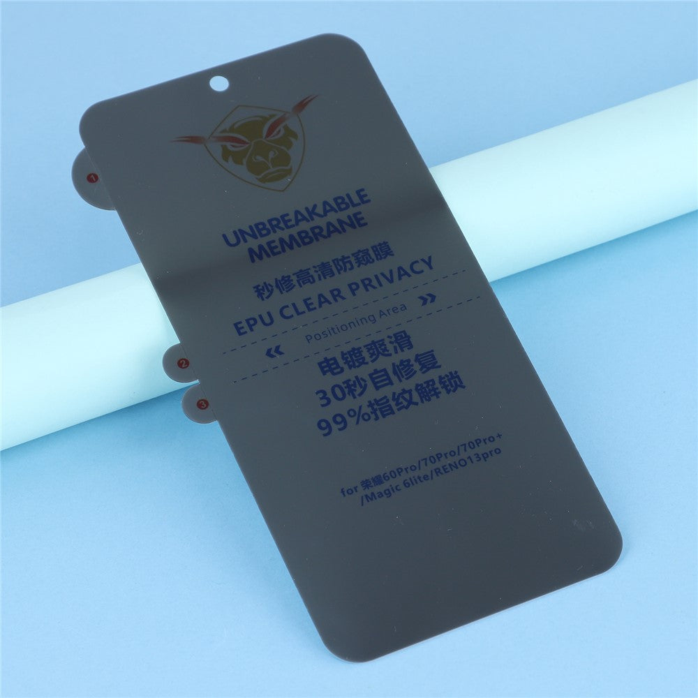 180° Privacy PET Screen Protector for Xiaomi Poco F7 5G / Redmi Turbo 4 Pro 5G / Oppo Reno13 Pro 5G / Honor 60 Pro  / Magic6 Lite 5G /  70 Pro 5G  / 70 Pro+ 5G