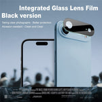 IMAK For iPhone Air Camera Lens Protector Tempered Glass HD Clear Lens Film (Black Version)