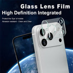 IMAK For iPhone 17 Pro Max Tempered Glass Camera Lens Protector + Acrylic Lens Cap