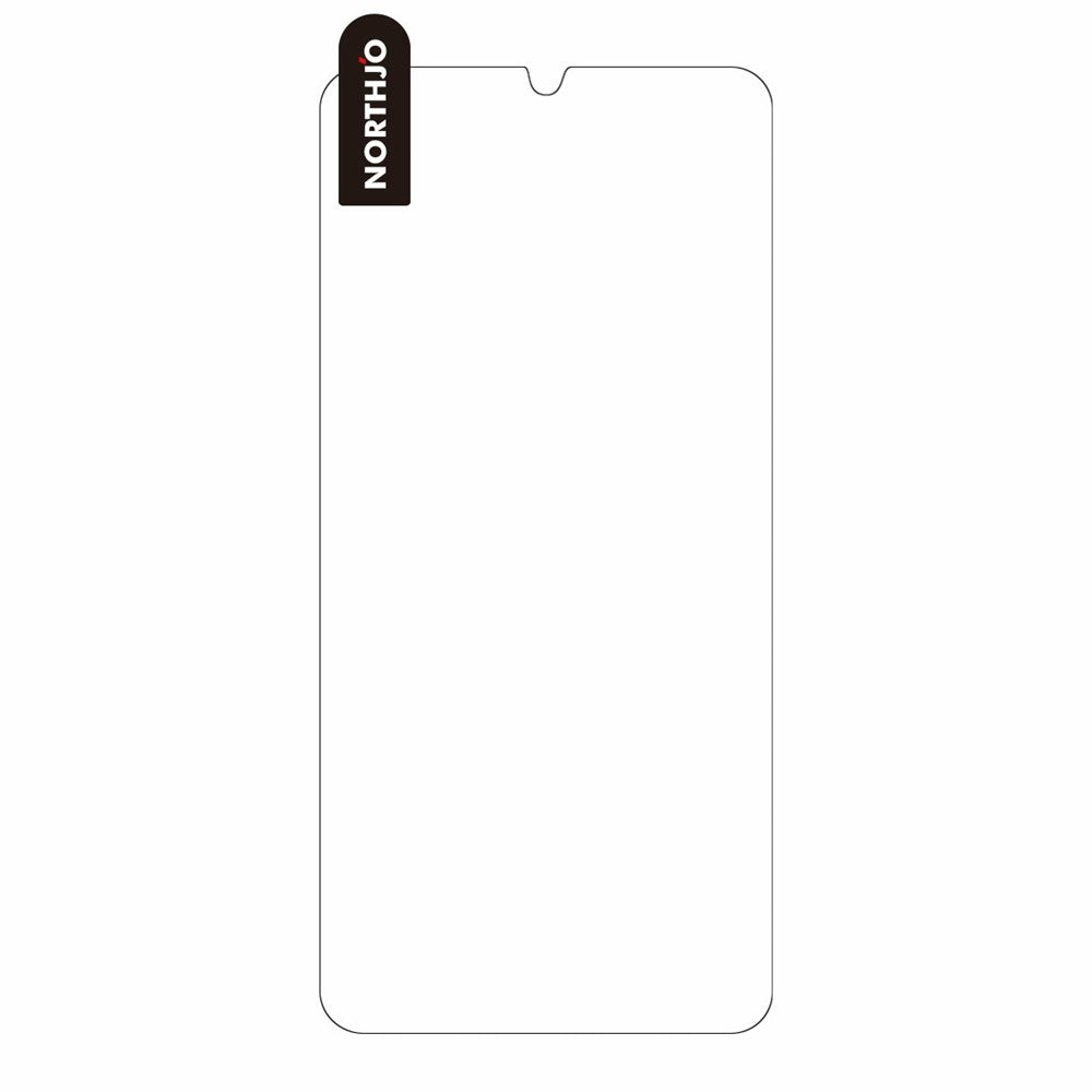 NORTHJO 2Pcs A+ Clear Screen Protector for Samsung Galaxy A08 4G / A07 4G / A06 4G / A06 5G Shatterproof 0.3mm 2.5D Tempered Glass Film