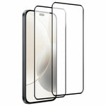 NORTHJO 2 stk. A+ skærmbeskytter til Honor 400 Lite 5G 0,3 mm 2,5D aluminium-siliciumglas med silkeprintfilm