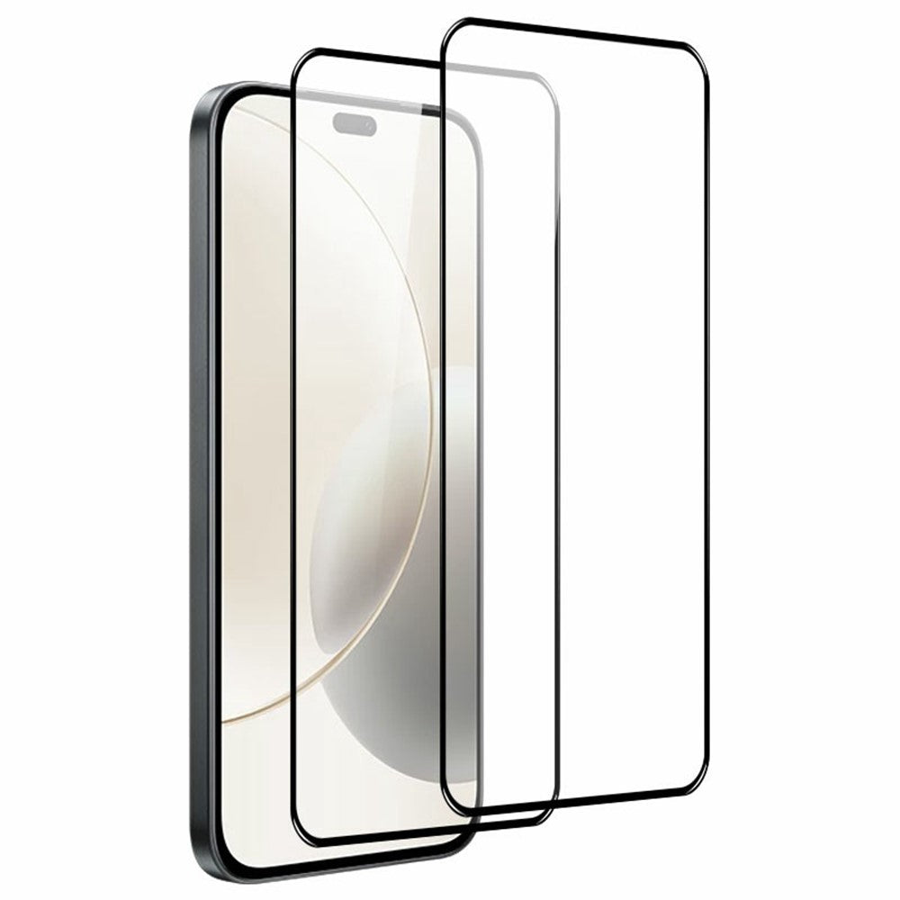 NORTHJO 2 stk. A+ skærmbeskytter til Honor 400 Lite 5G 0,3 mm 2,5D aluminium-siliciumglas med silkeprintfilm