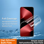 IMAK Hydrogelfilm 4:e generationen för Huawei Pura 90s Pro 5G / Pura 90 Pro / Pura 80 Helskärmsskydd Ultraklar mjuk TPU-film