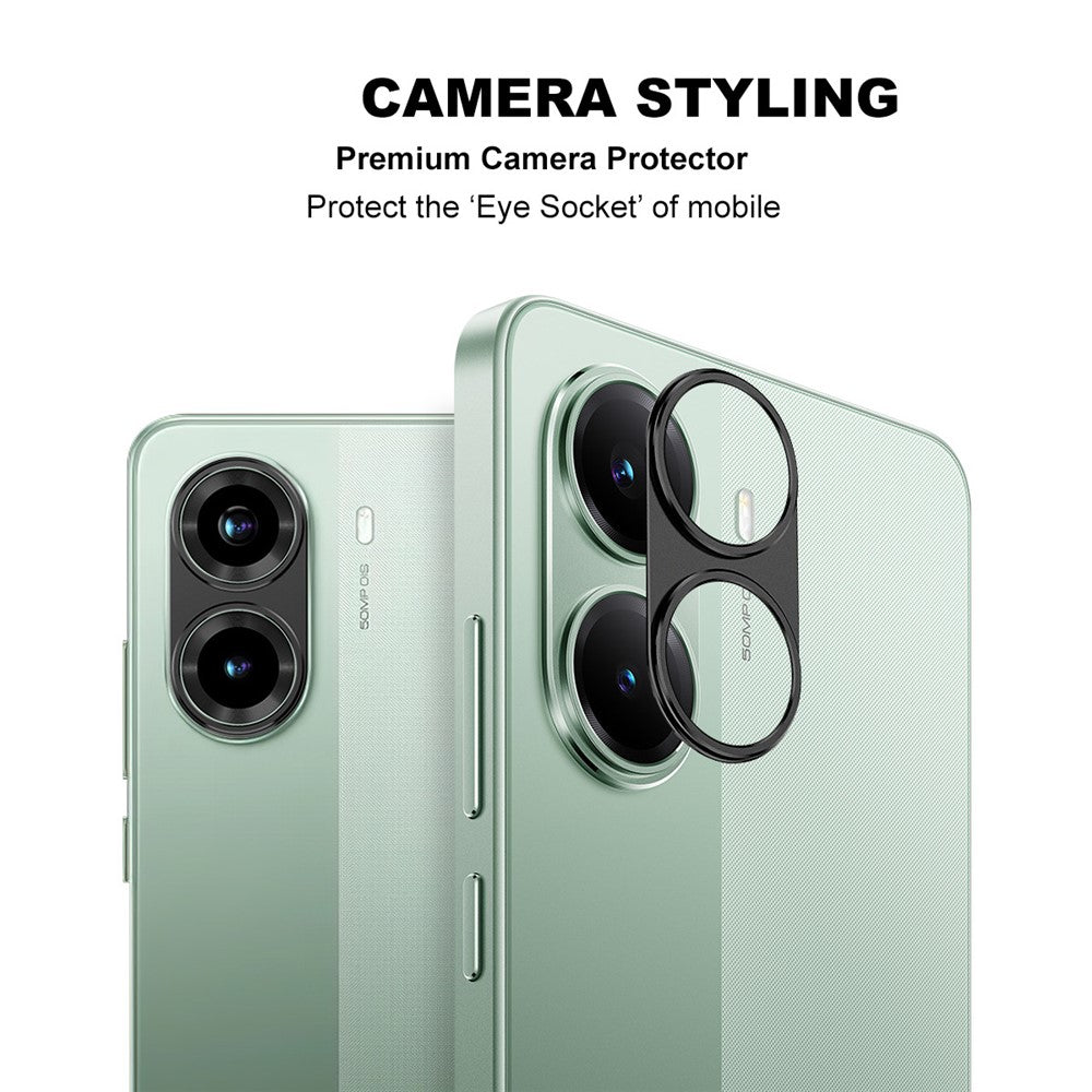 IMAK För Xiaomi Redmi Turbo 4 5G / Poco X7 Pro 5G Metallkameralinsskydd Linsskyddande Skal