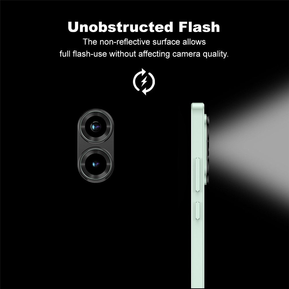 IMAK För Xiaomi Redmi Turbo 4 5G / Poco X7 Pro 5G Metallkameralinsskydd Linsskyddande Skal