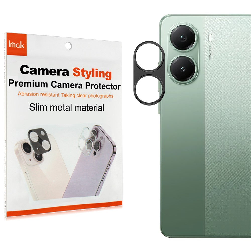 IMAK För Xiaomi Redmi Turbo 4 5G / Poco X7 Pro 5G Metallkameralinsskydd Linsskyddande Skal