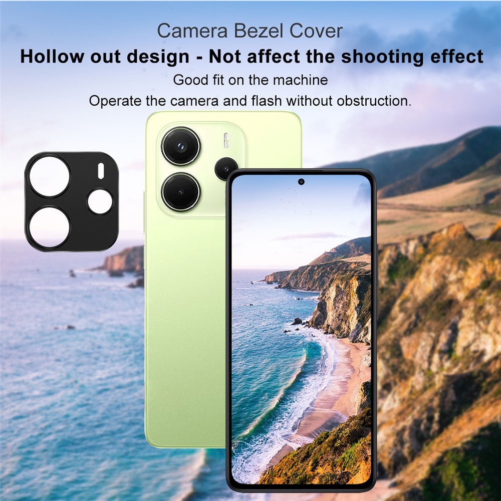IMAK For Xiaomi Redmi Note 14 4G (163.25mm) Metal Camera Lens Protector Lens Protective Cover