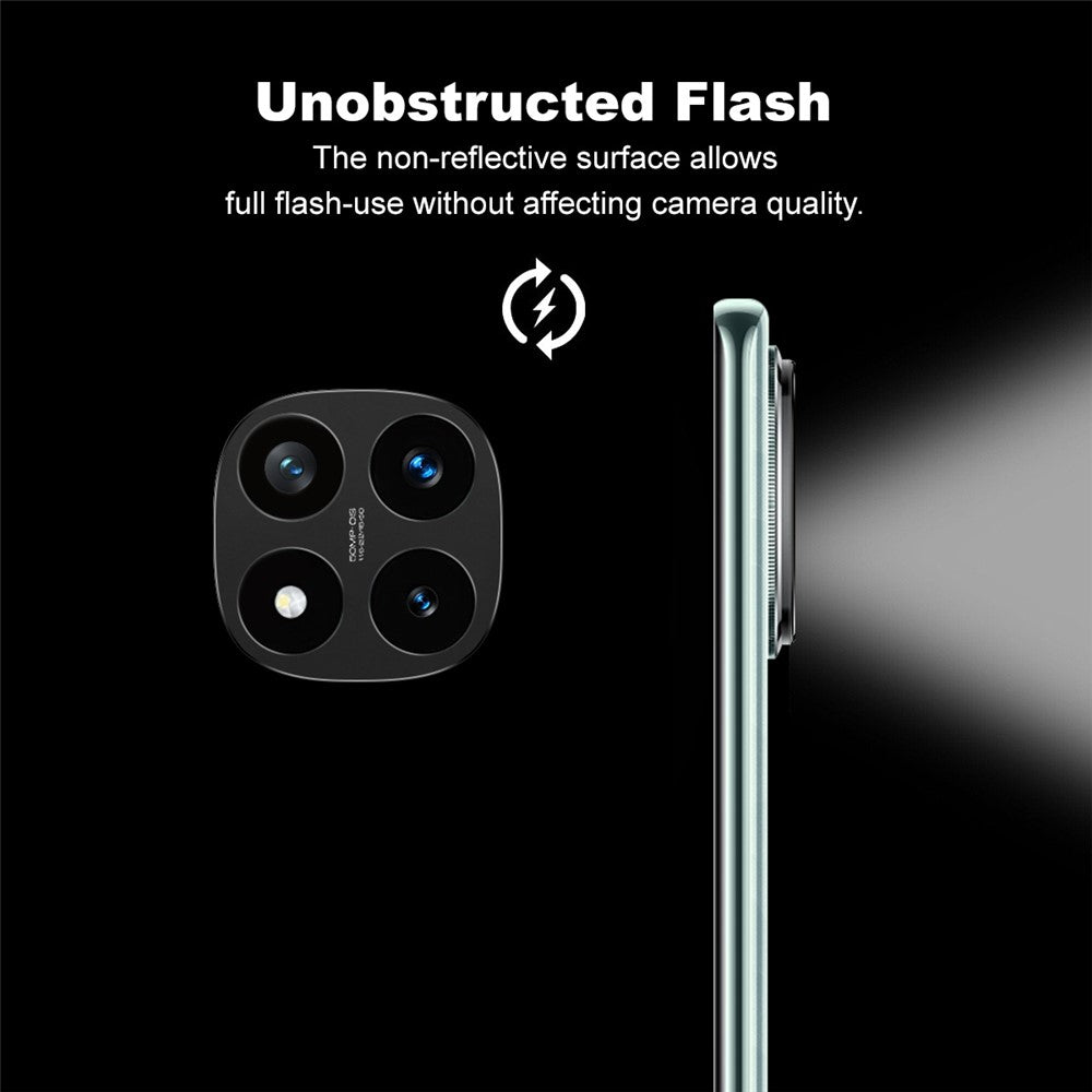 IMAK För Xiaomi Redmi Note 14 Pro+ 5G Metallkameralinsskydd Linsskyddande Skal
