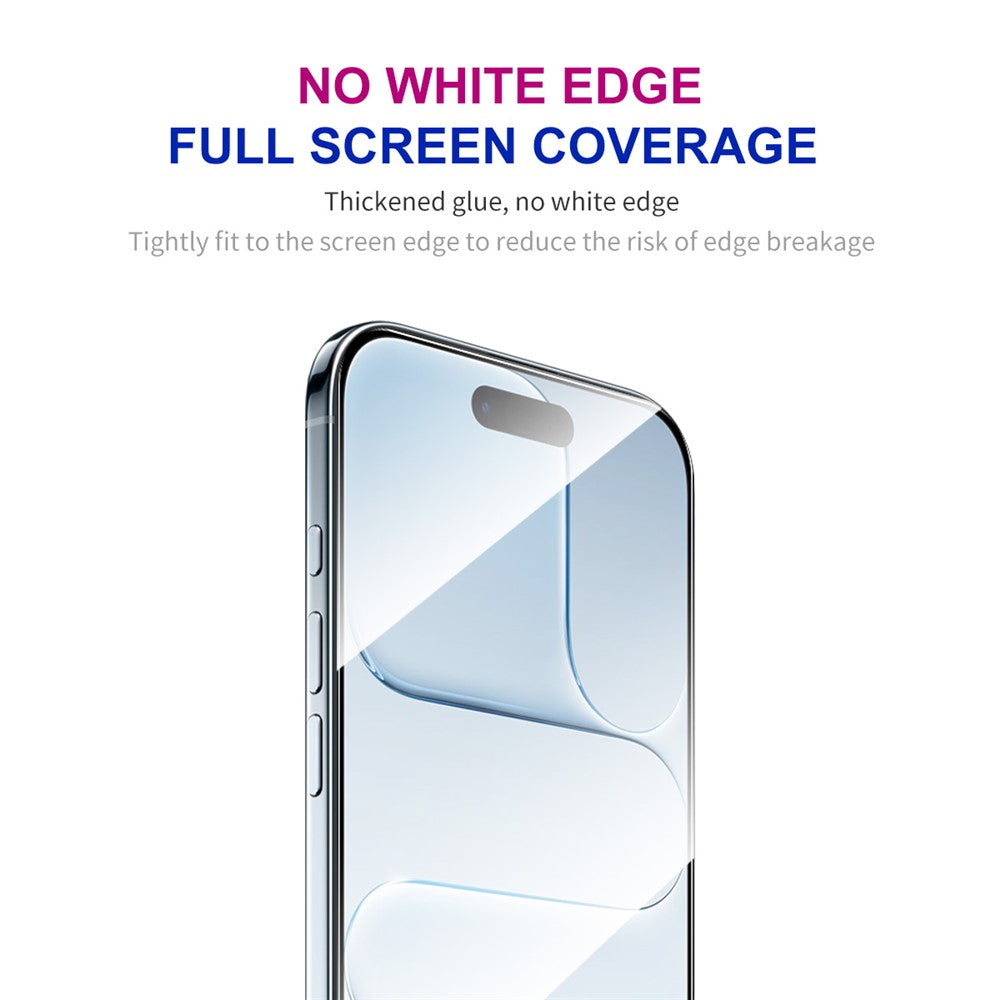 ENKAY HAT PRINCE For iPhone Air Screen Protector   9H Silk Printing Thick Glue 0.26mm Tempered Glass