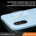 IMAK För Xiaomi Redmi A1 4G / Redmi A1+ 4G Integrerad Kameralinsskydd Stöttålig Transparent Härdat Glaslinsfilm + Akryllinsskydd