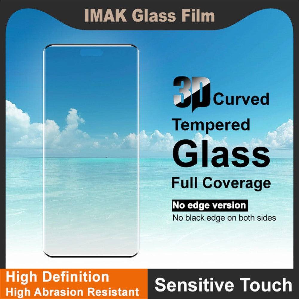 IMAK för Huawei nova 14 Pro 5G helskärmsskydd 3D böjd härdat glasfilm (version utan kant)