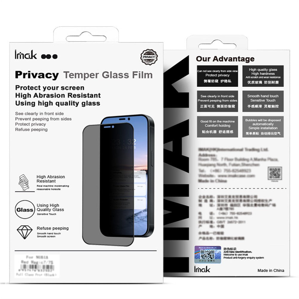 IMAK For Huawei nova 14 Pro 5G Anti Spy Tempered Glass Screen Protector (No Edge Version)