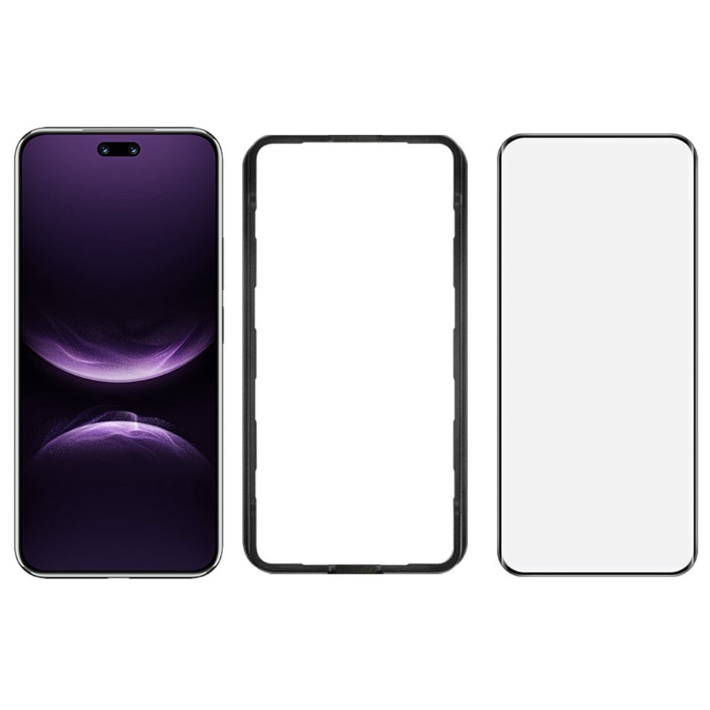 IMAK För Huawei Nova 14 Ultra 5G Skärmskydd Helhäftande 3D Böjd Härdat Glas Film med Positioneringsram