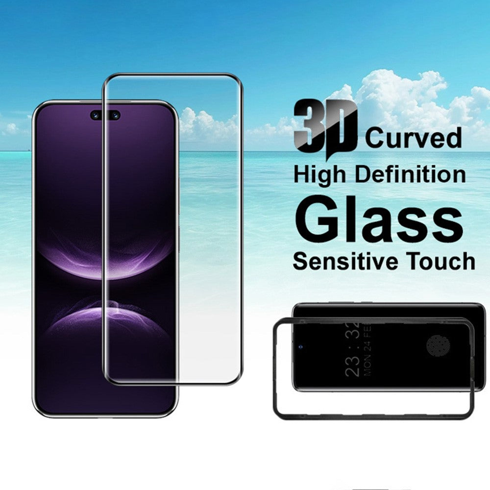 IMAK För Huawei Nova 14 Ultra 5G Skärmskydd Helhäftande 3D Böjd Härdat Glas Film med Positioneringsram