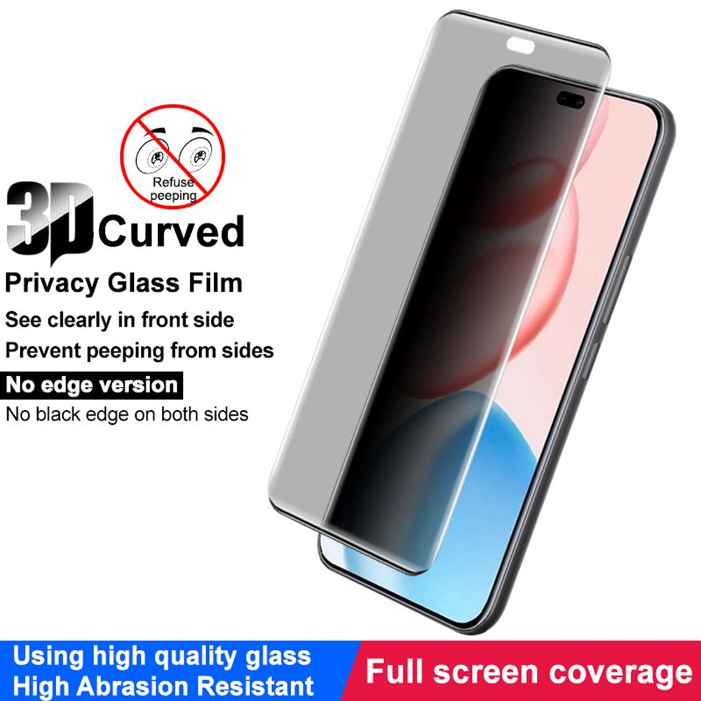 IMAK For Honor 400 Pro 5G (Global) Anti-spion hærdet glas skærmbeskytter (ingen kant-version)