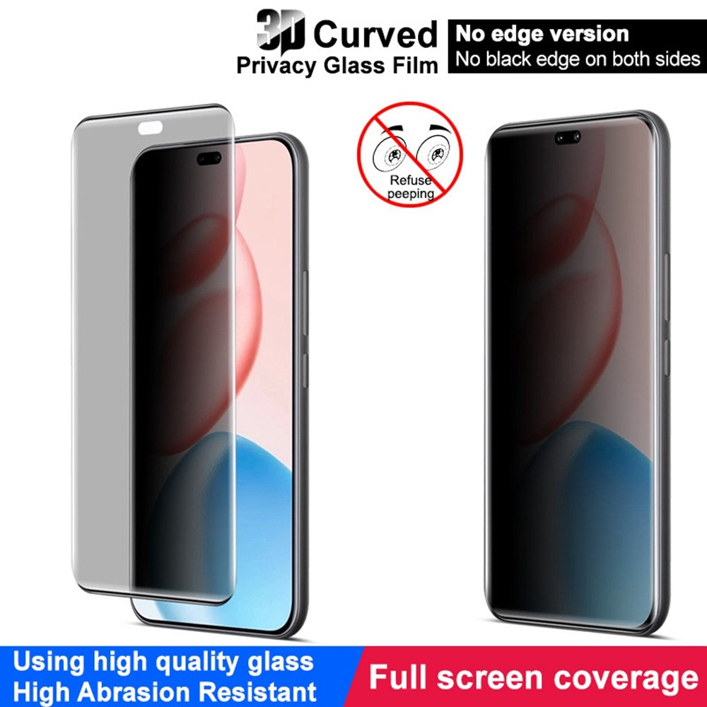 IMAK For Honor 400 Pro 5G (Global) Anti-spion hærdet glas skærmbeskytter (ingen kant-version)