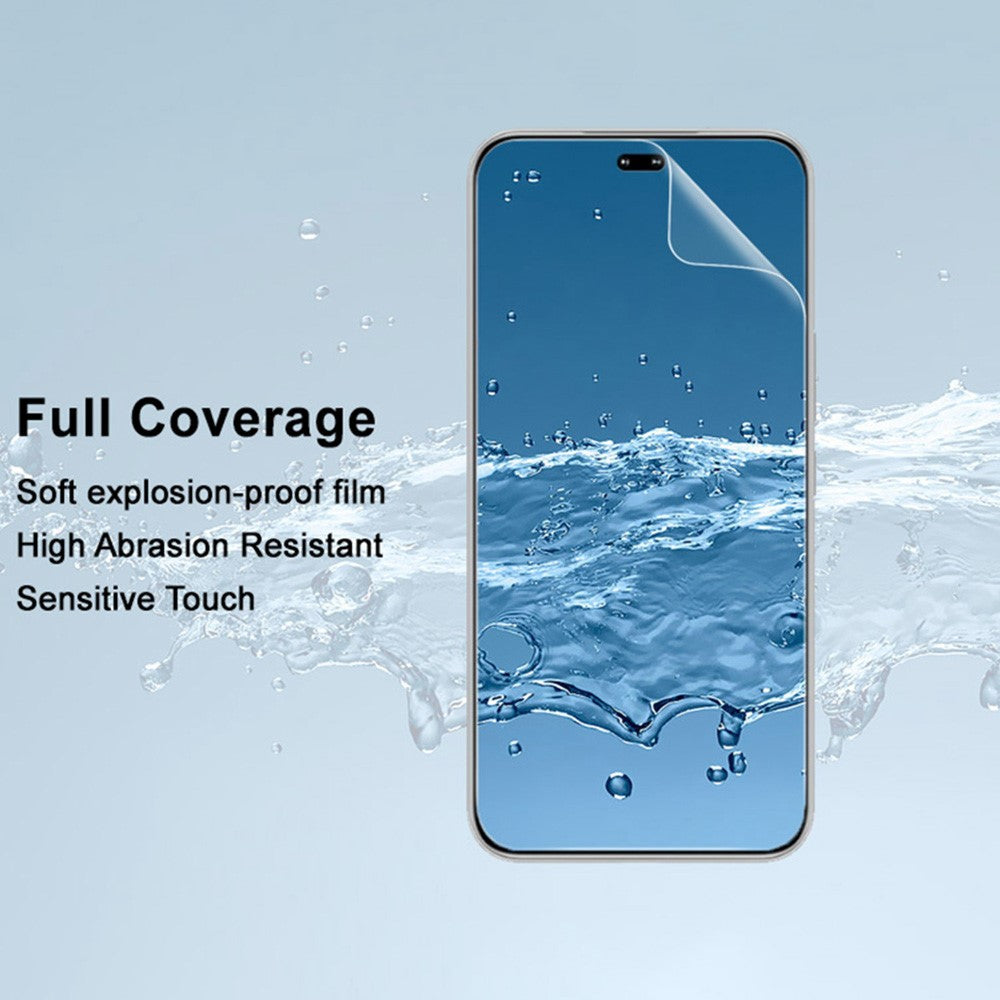 IMAK Hydrogel Film 4. generation til Honor 400 Pro 5G (Global) Skærmbeskytter Ultra Klar Blød TPU-film (Fingeraftryksoplåsning)