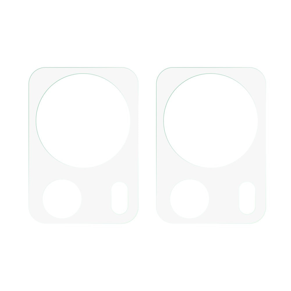 2Pcs  /  Set For Xiaomi 13 Lite / Civi 2 5G Camera Lens Protector Precise Cutout Tempered Glass 3D Arc Edge Ultra Clear Lens Film