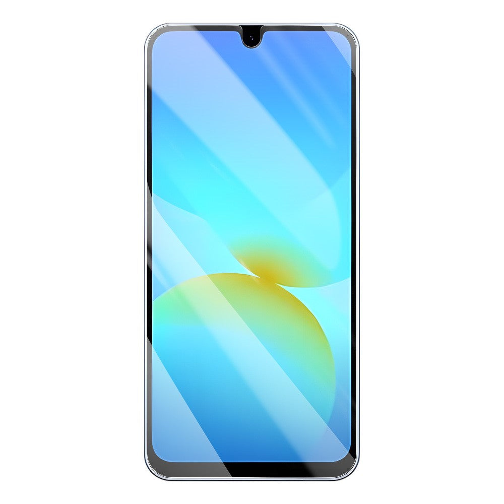 RURIHAI 10 stk. skærmbeskyttelse til Samsung Galaxy A18 5G / A18 4G / A17 5G / A17 4G / A26 5G / A16 5G / A16 4G, 0,26 mm 2,5D førsteklasses aluminium-siliciumglasfilm