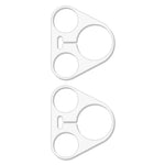 2Pcs For Huawei Pura 80 Ultra Camera Lens Protector 3D Arc Edge Anti-Scratch Tempered Glass Lens Film