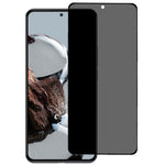 Xiaomi 12T 5G / 12T Pro 5G / Redmi K50 Ultra 5G Anti-spion Heltäckande Silk Print Skärmskydd Sidolim Explosionsskydd Härdat Glas Film