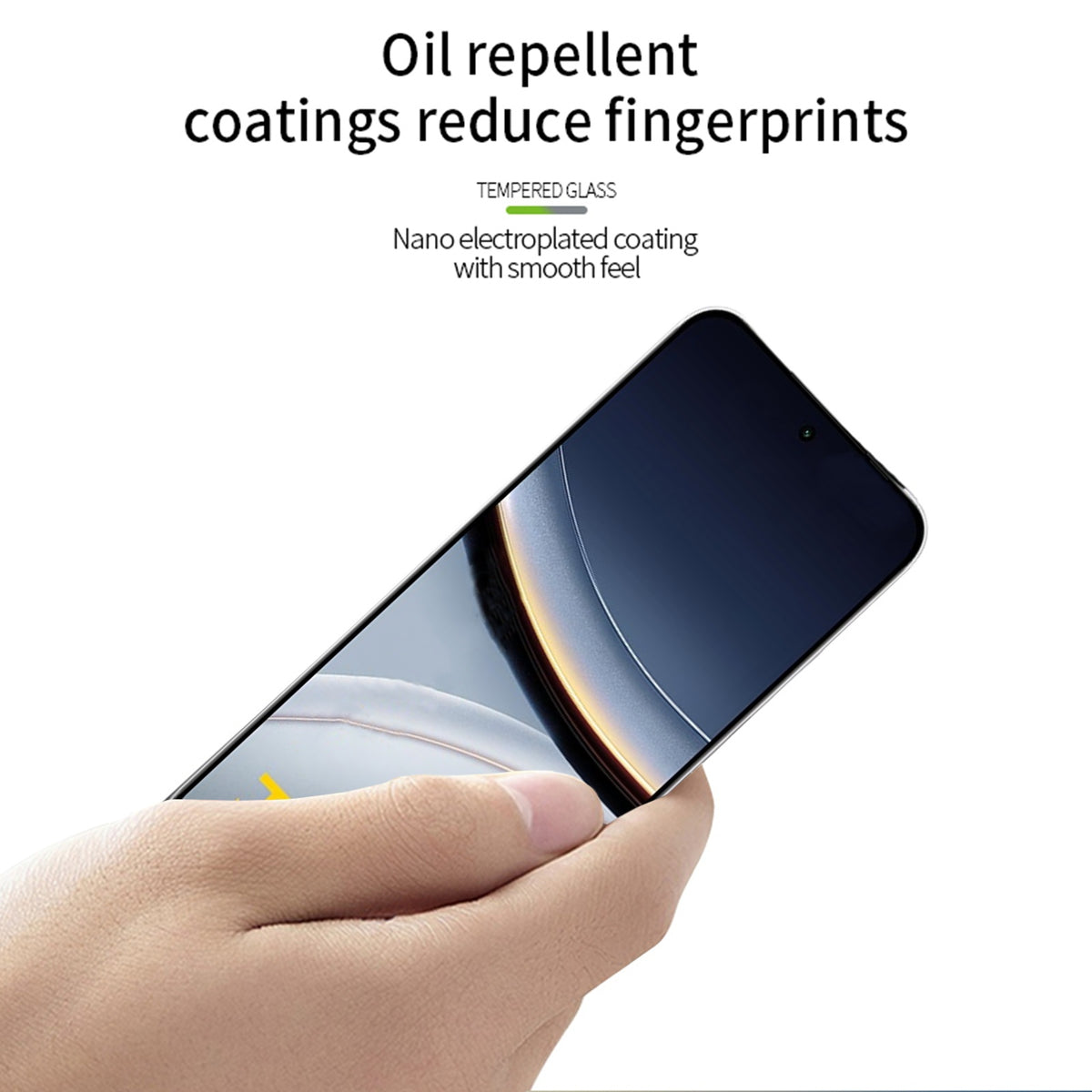 MOFI For Xiaomi Poco F7 5G / Redmi Turbo 4 Pro 5G Screen Protector  9H Full Glue Full Coverage High Aluminum-Silicon Glass Film